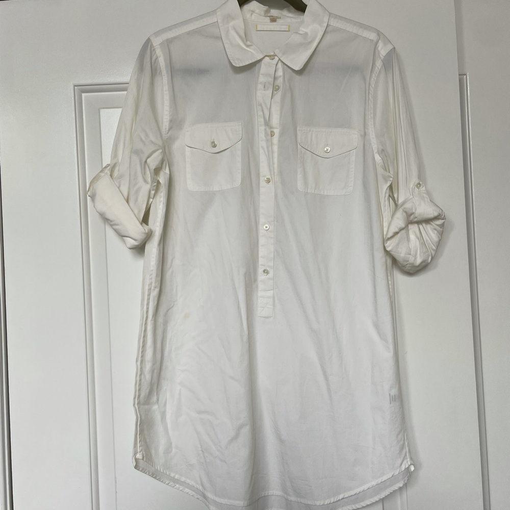 J. Crew Shirt Dress And Beach Coverup